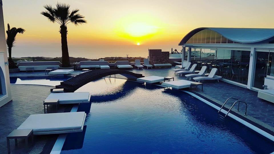 Blue Sky Hotel Fira  Bagian luar foto