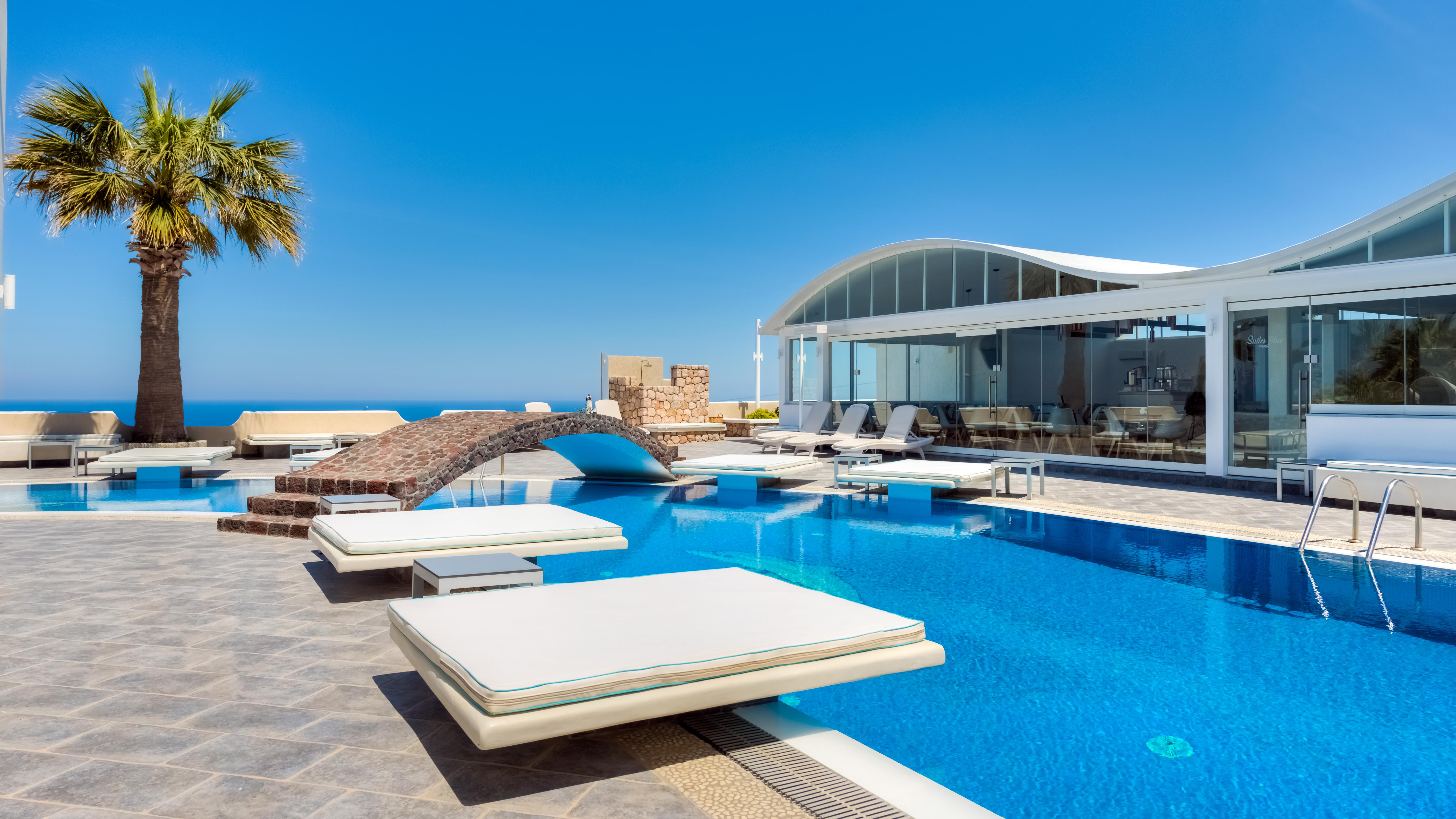Blue Sky Hotel Fira  Bagian luar foto